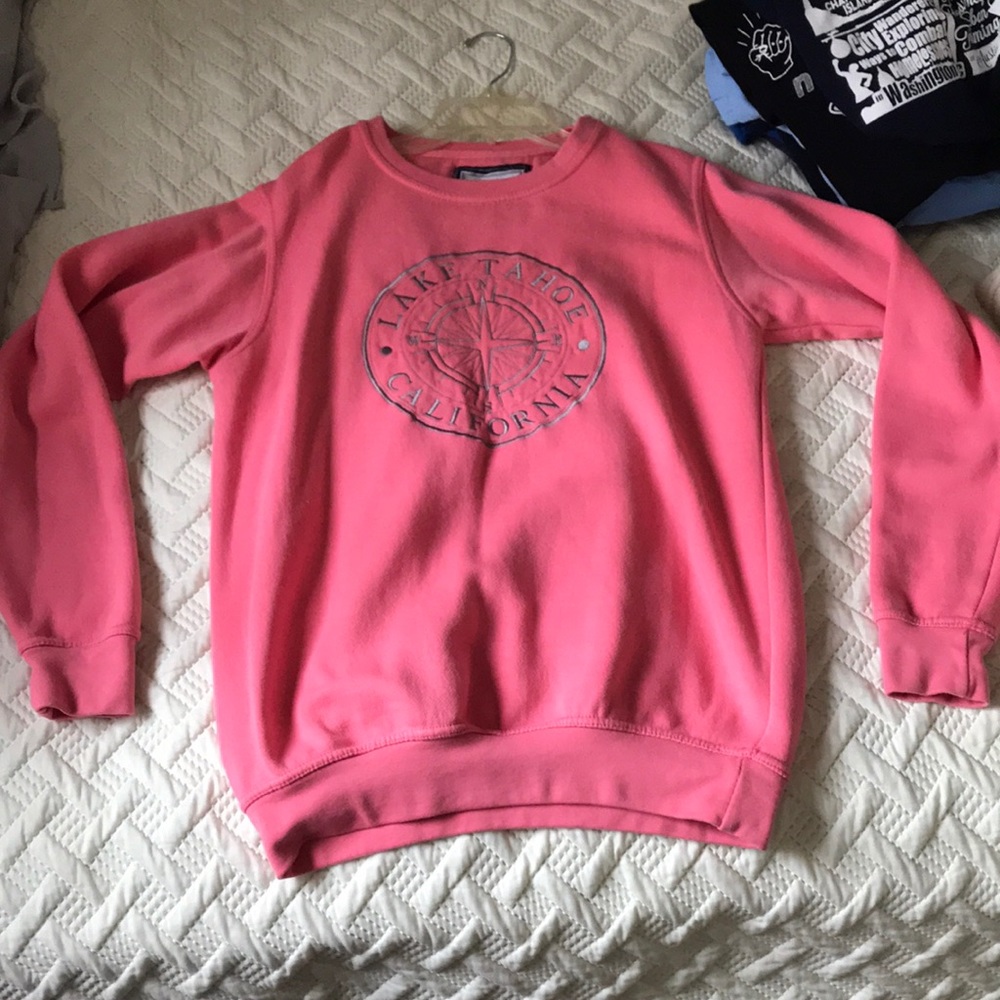 Lake Tahoe Bubblegum Pink Sweatshirt
